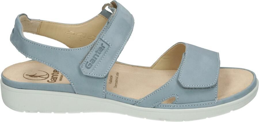 Ganter 200123~GINA~~~~~~~~~~~~~~~~~~~ Platte sandalen Dames Sandalen Blauw