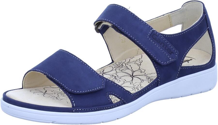 Ganter Blauwe Comfort Sandalen voor Dames