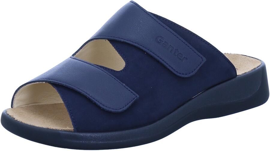 Ganter 202501-3030 dames slippers blauw