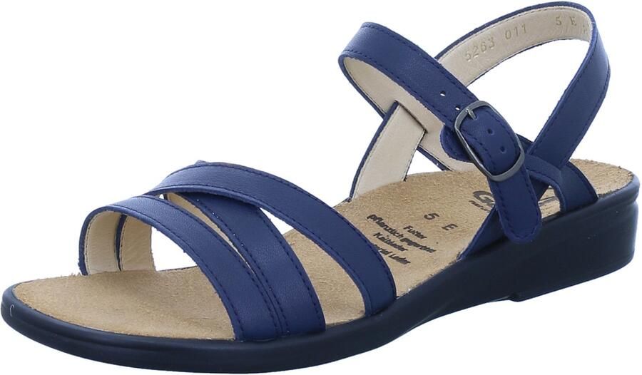 Ganter 202821-3500 dames slippers blauw