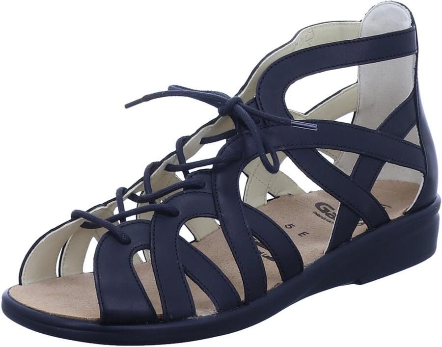 Ganter Sandalen met bandjes voor dames in effen kleur