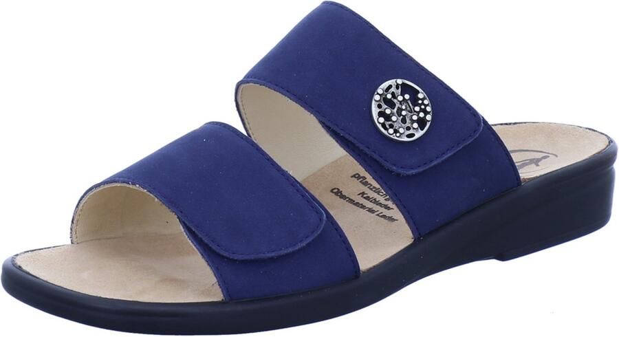 Ganter 202898-3700 dames slippers blauw