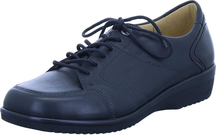 Ganter 204785-0100 dames veterschoenen zwart