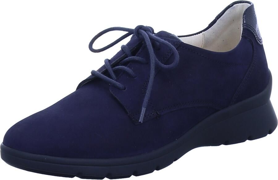 Ganter 205212-3500 dames veterschoenen blauw