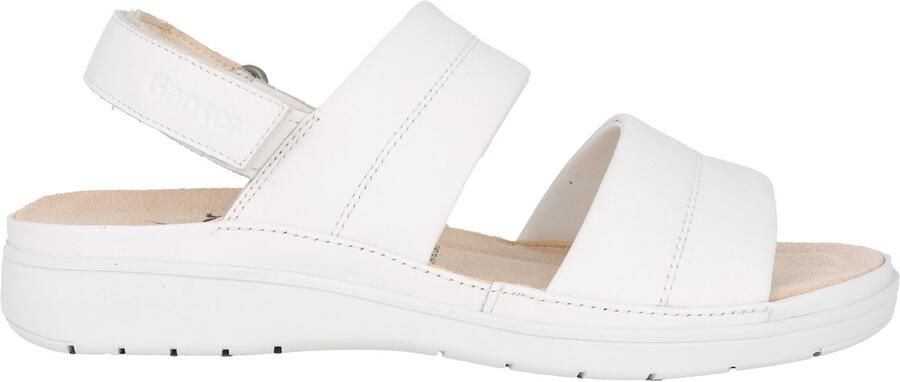 Ganter Witte leren damessandaal