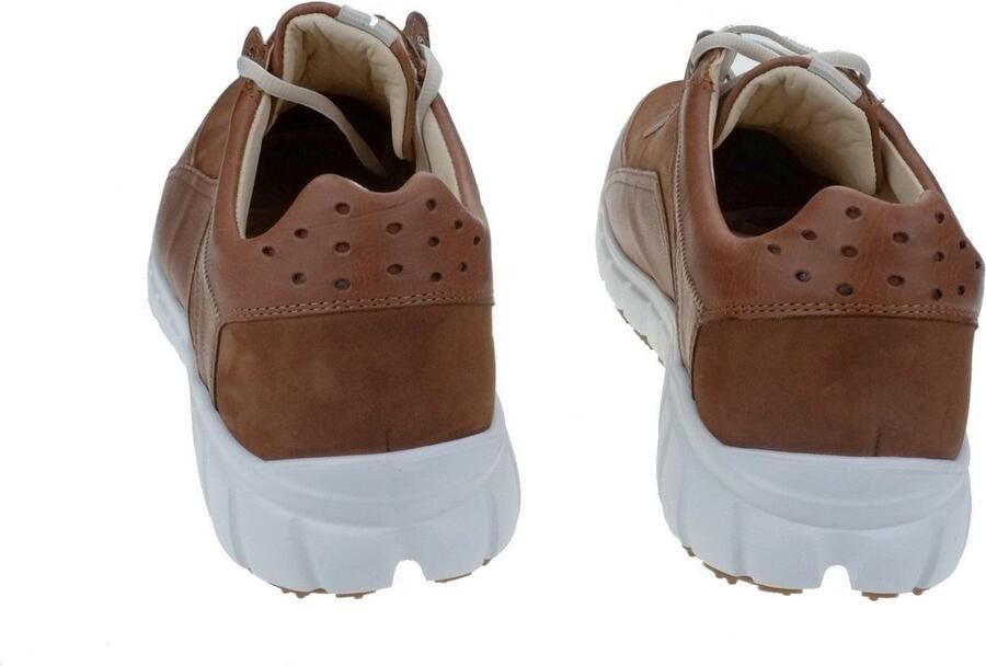Ganter Wide Fit Leren Sneaker Bruin - Foto 3
