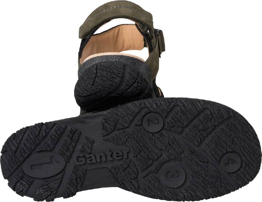 Ganter Groene herensandaal met uitneembare inlegzool - Foto 3