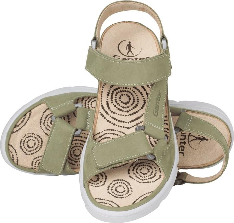 Ganter Wijde Pasvorm Groene Sandaal Halina - Foto 2