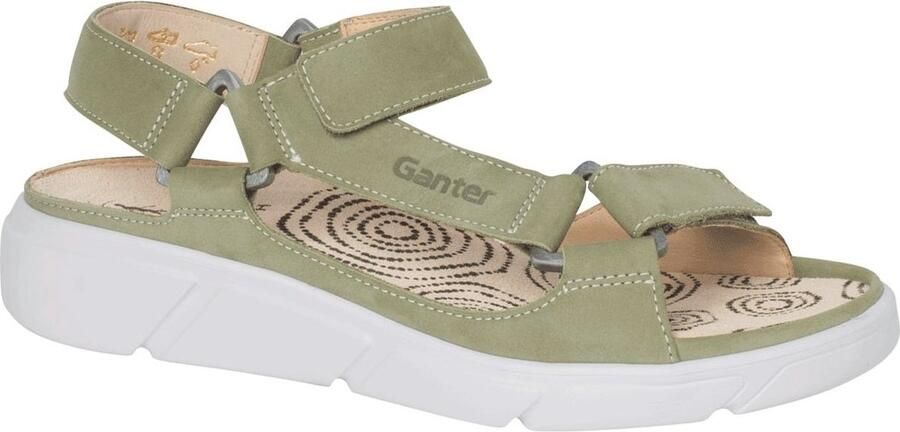 Ganter Wijde Pasvorm Groene Sandaal Halina - Foto 5