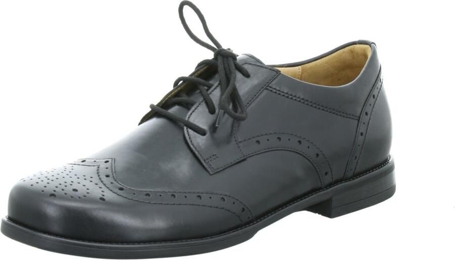Ganter 257251-0100 heren veterschoenen zwart