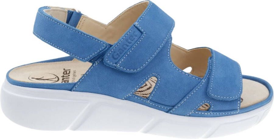 Ganter Halina dames sandaal blauw