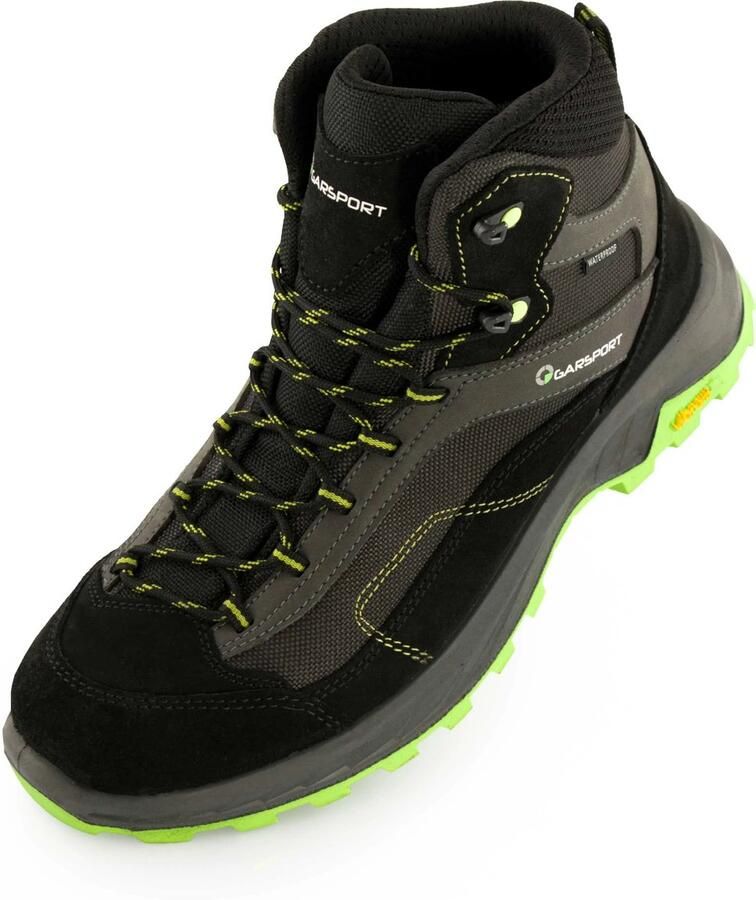 Garsport Trekkinglaarzen Avereau Mid Waterdicht Zwart