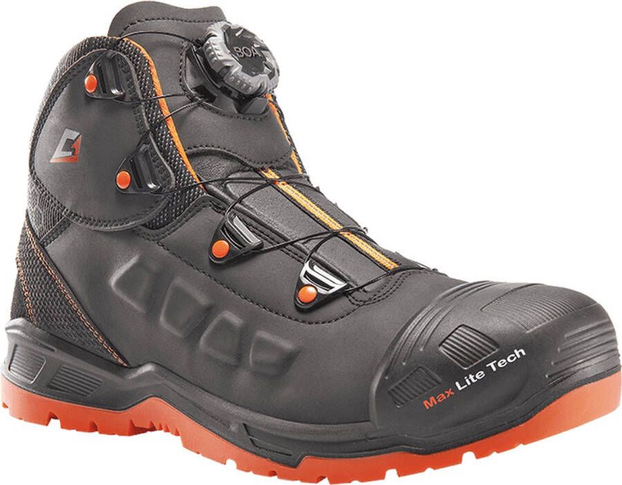 Garsport veiligheidsschoenen Ghost MID 3 S3 met BOA systeem Zwart