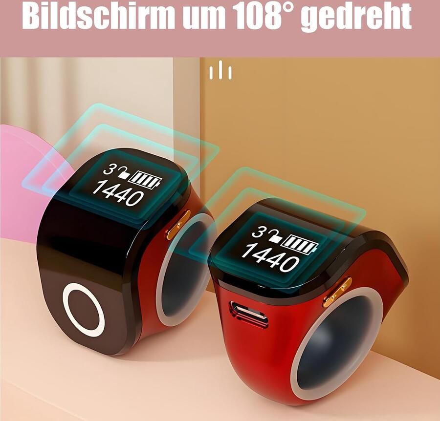 Gebedsteller met teller digitale klok en trilalarm