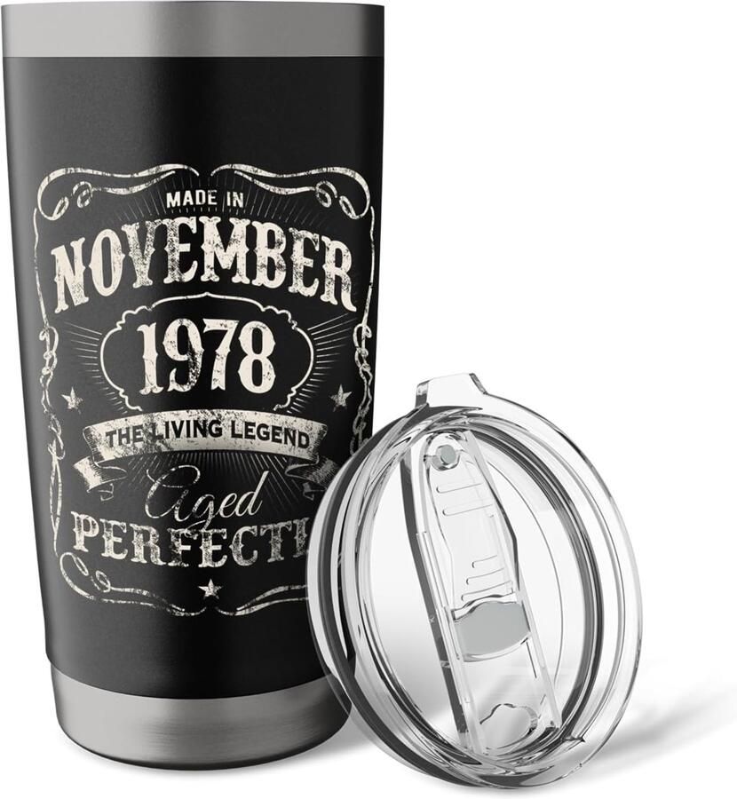 Geboren in November 1978 Perfecte Leeftijd Thermobeker