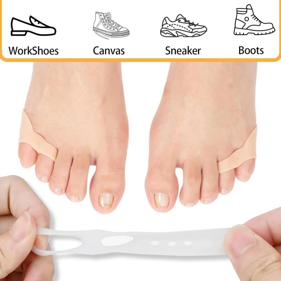 Gel Flip Flops met Teen Correctie voor Ontspanning