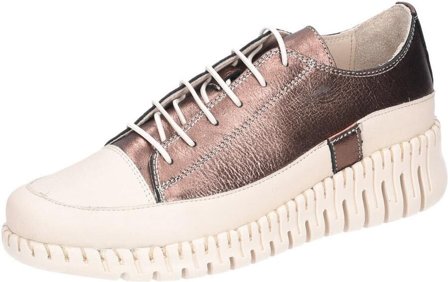 Gemini dames veterschoenen beige