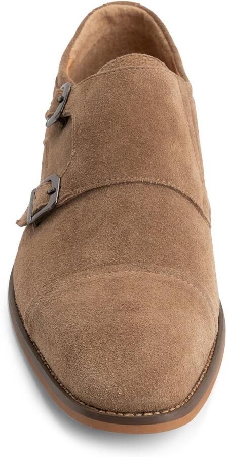 Gents Heren schoenen Gesp schoenen Nette schoenen Leer Bruin - Foto 2