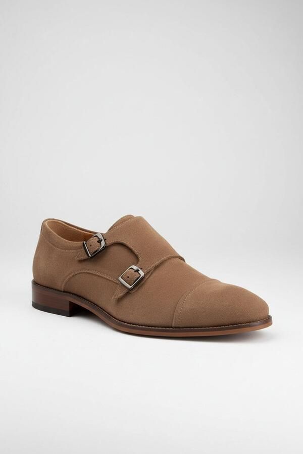Gents Heren schoenen Gesp schoenen Nette schoenen Leer Bruin