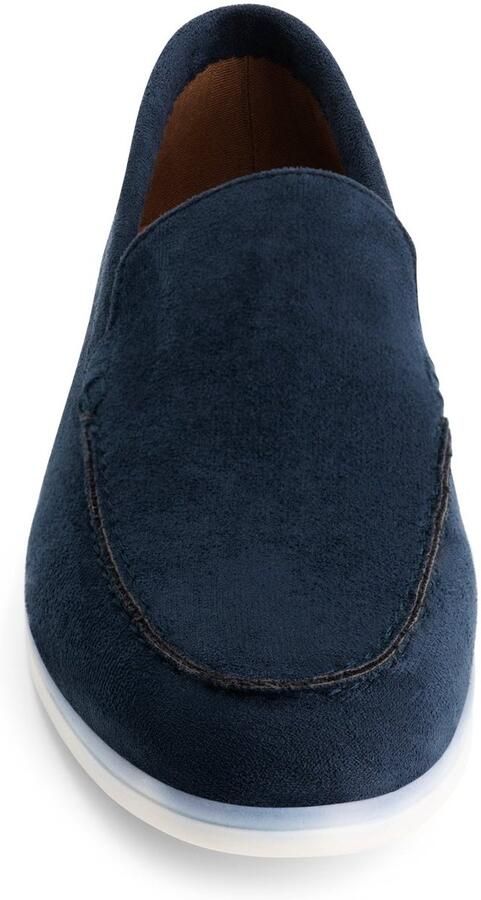 Gents Heren schoenen Loafers Nette schoenen Leer Navy - Foto 2