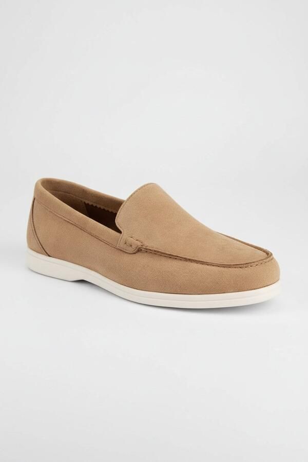 Gents Heren schoenen Loafers Nette schoenen Leer Zand