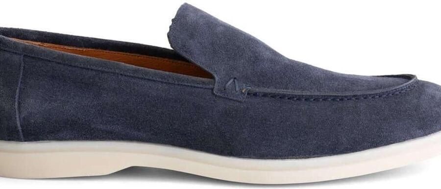 Gents Heren schoenen Loafers Nette schoenen Suède Blauw