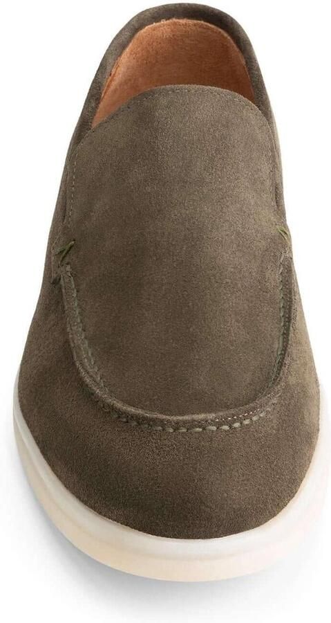 Gents Heren schoenen Loafers Nette schoenen Suède Groen