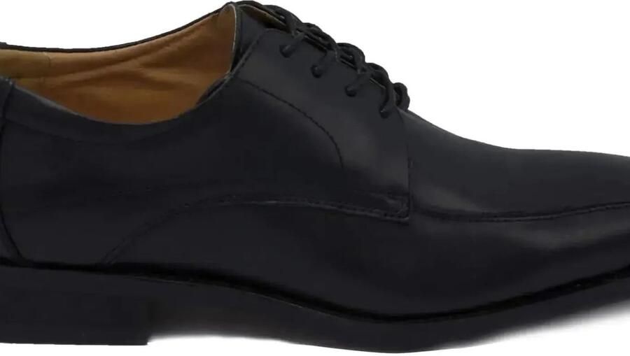 Gents Heren schoenen Veterschoenen Nette schoenen Leer Cognac - Foto 2