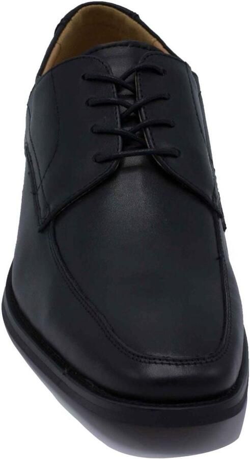 Gents Heren schoenen Veterschoenen Nette schoenen Leer Zwart