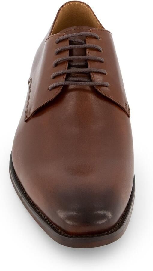 Gents Heren schoenen Veterschoenen Nette schoenen Leer Bruin - Foto 2