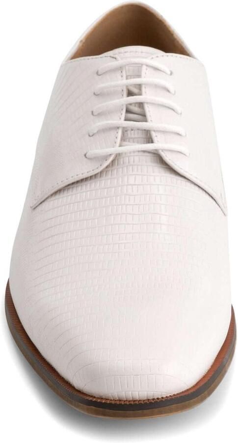 Gents Heren schoenen Veterschoenen Nette schoenen Leer Wit