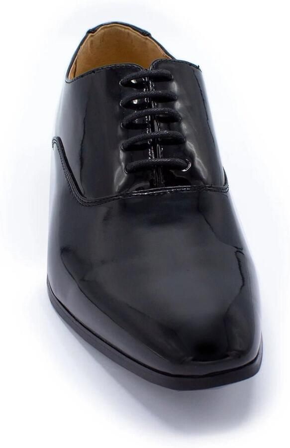 Gents Heren schoenen Veterschoenen Nette schoenen Leer Zwart