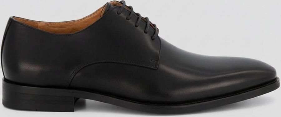 Gents Heren schoenen Veterschoenen Nette schoenen Leer Zwart