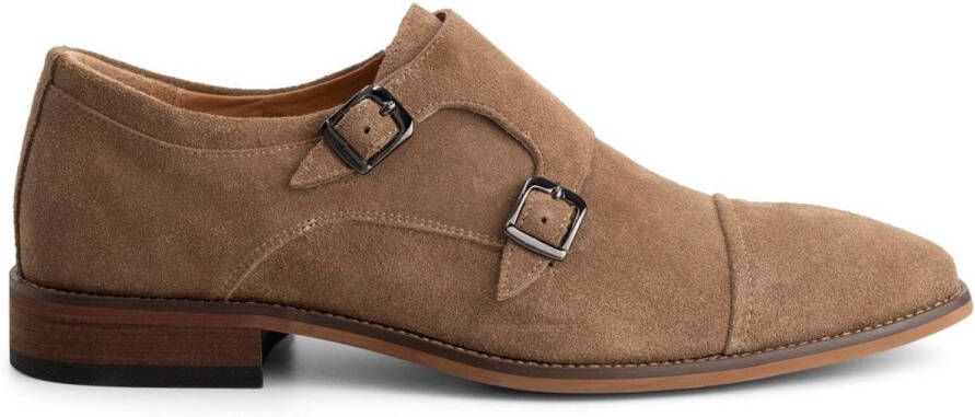 Gents Heren schoenen Gesp schoenen Nette schoenen Leer Bruin