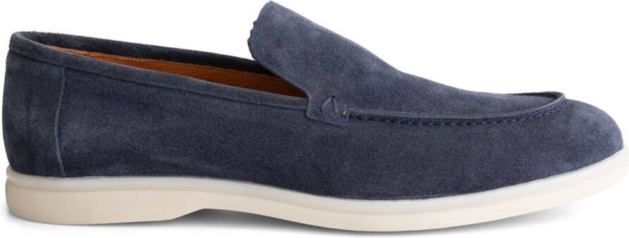 Gents Heren schoenen Loafers Nette schoenen Suède Blauw