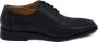 Gents Heren schoenen Veterschoenen Nette schoenen Leer Zwart - Thumbnail 2