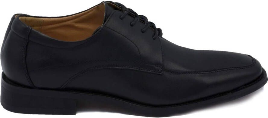 Gents Heren schoenen Veterschoenen Nette schoenen Leer Zwart