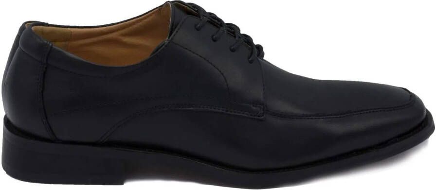 Gents Heren schoenen Veterschoenen Nette schoenen Leer Zwart