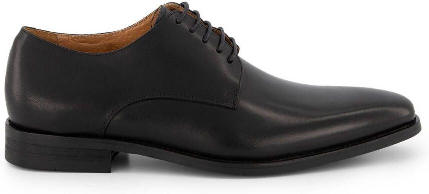 Gents Heren schoenen Veterschoenen Nette schoenen Leer Zwart