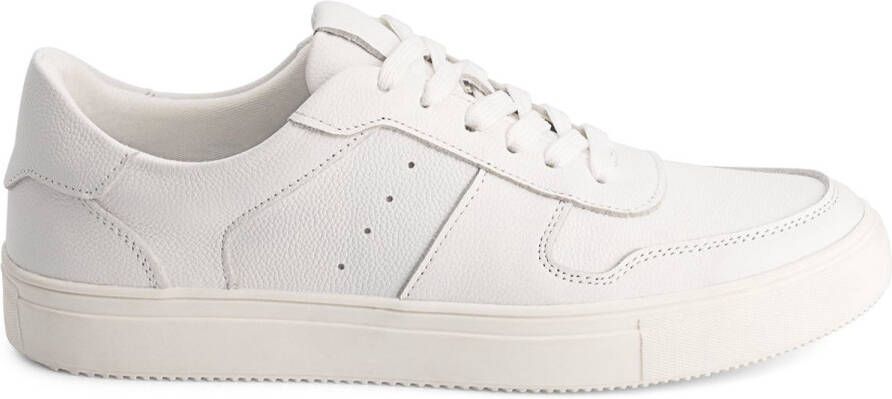 Gents Sneaker leder wit