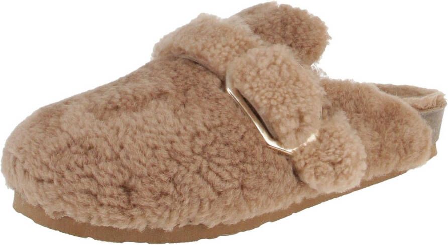 GENUINS G104697 Grisel Schapenvacht Damesschoenen pantoffels Zand