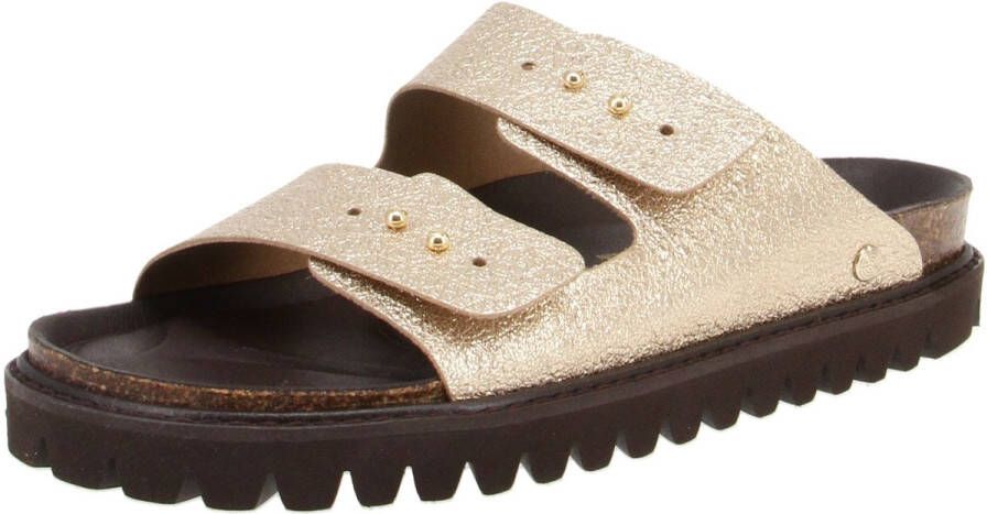 GENUINS G105606 Phet Vegan Damesschoenen Muiltjes Platina