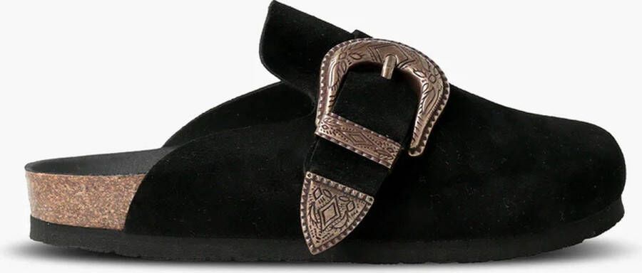 GENUINS -Huma Velour Black-Loafers