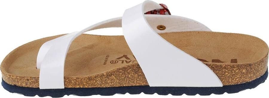Geographical Norway Sandalias Infradito Donna GNW20415-34 Vrouwen Wit teenslippers - Foto 4