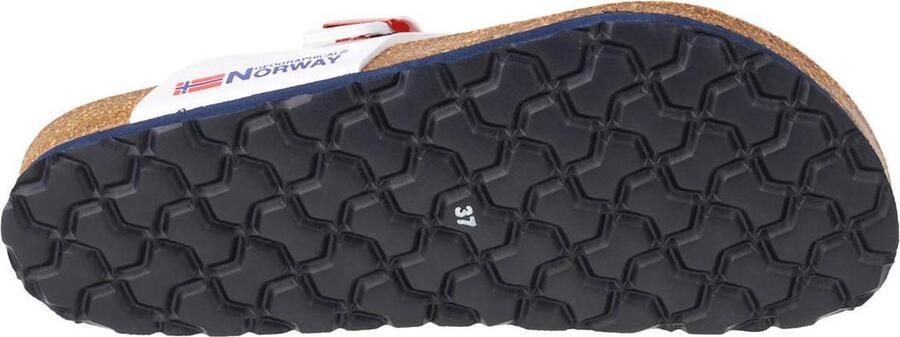Geographical Norway Sandalias Infradito Donna GNW20415-34 Vrouwen Wit teenslippers - Foto 3