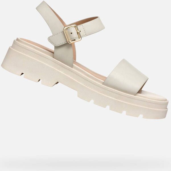 GEOX ADACTER S DAMES Sandalen LICHTBEIGE