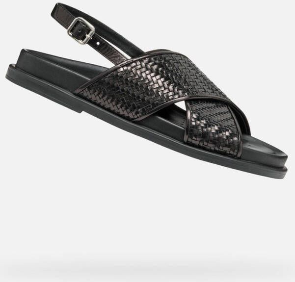 GEOX ADELASH DAMES Sandalen ZWART