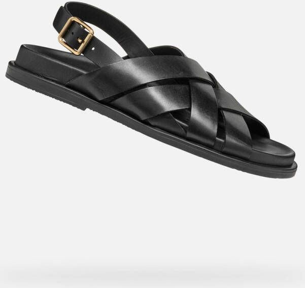 GEOX ADELASH DAMES Sandalen ZWART