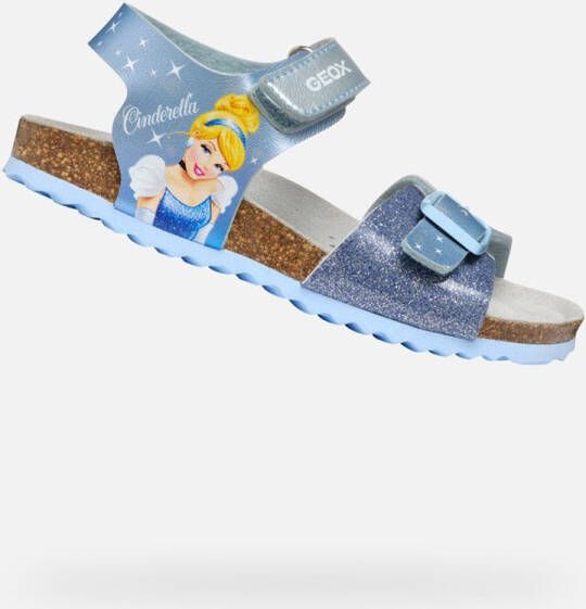 GEOX ADRIEL TIENERS Sandalen LICHT AZUURBLAUW