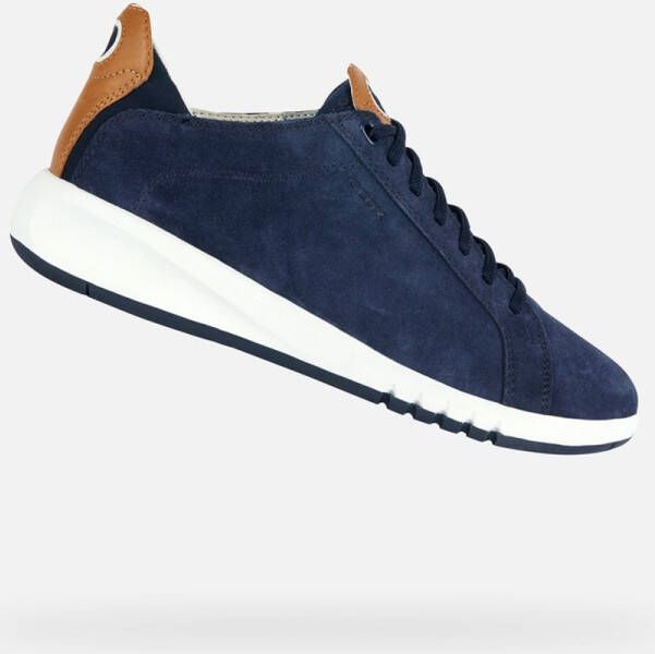 GEOX AERANTIS DAMES Sneakers MARINEBLAUW TABAK